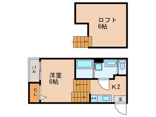 Casa　Viola栄生の物件間取画像